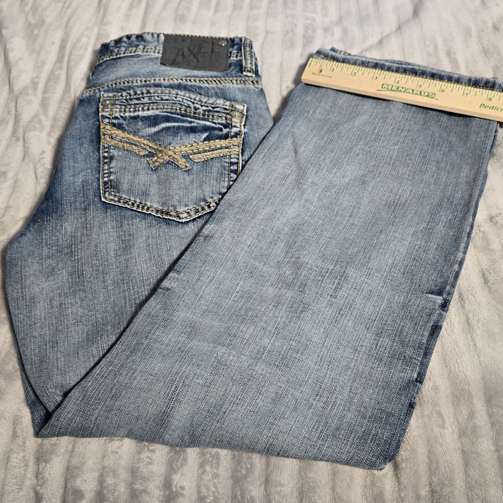 Men's Light Blue Straight Jeans